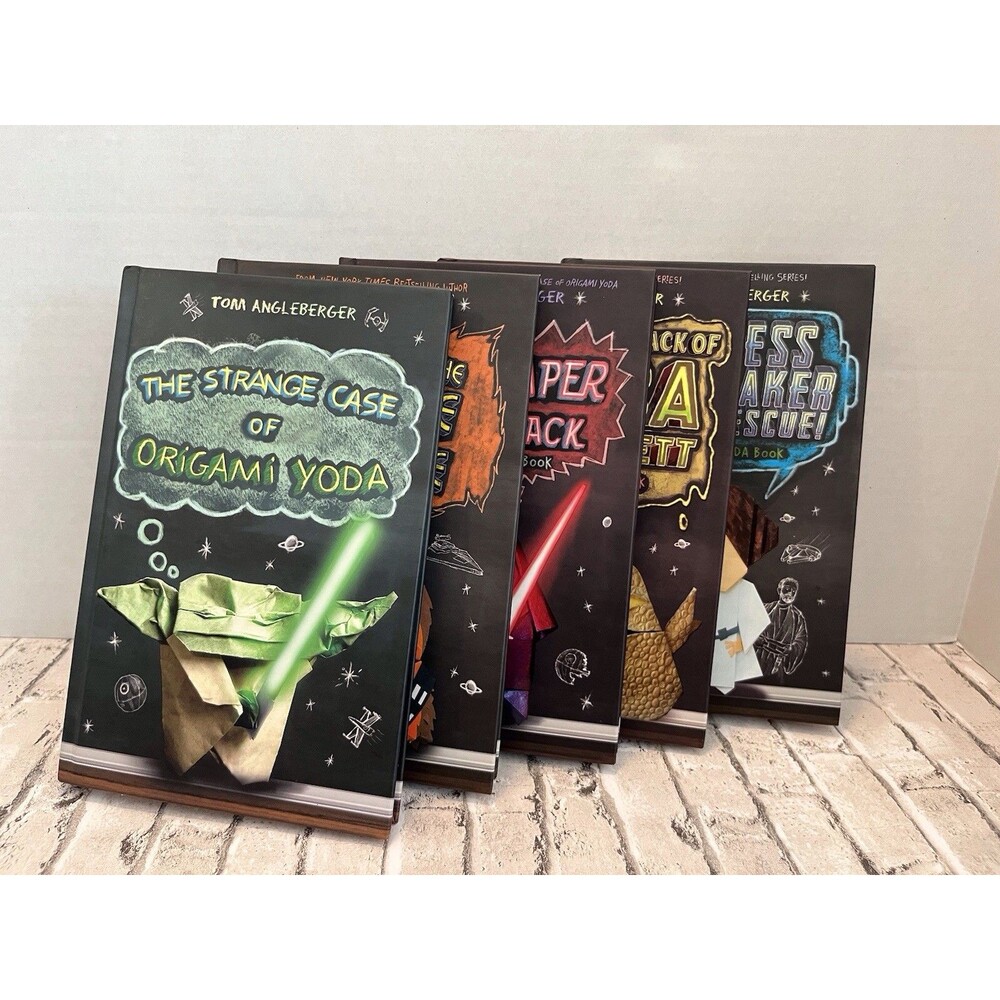 The Origami Yoda Files Collectible 5 Book Set Tom Angleberger Hardcover